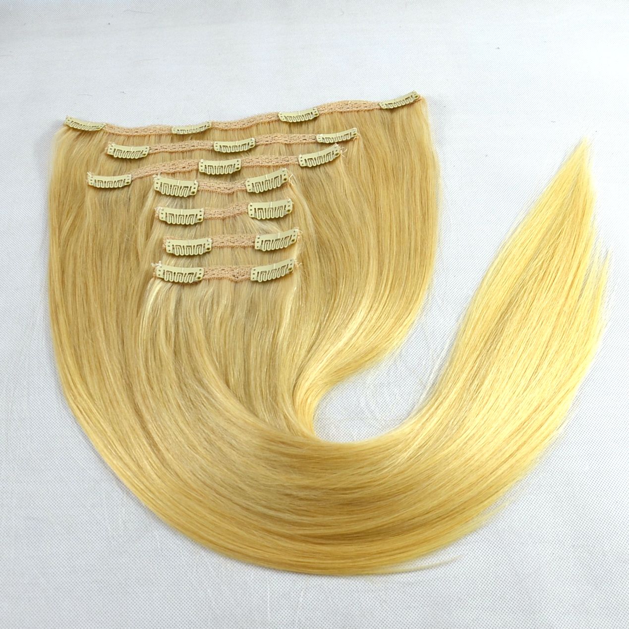 Top quality clip in extensions real hair  JF001